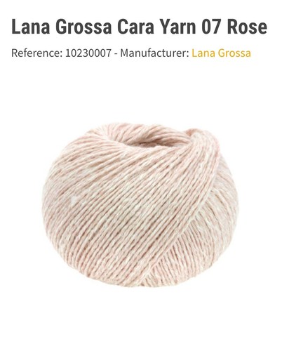 Lana grossa rose yarn - lana, 07