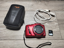 Canon PowerShot SX150 IS HD 14.1MP Red 12x Optical Zoom 8GB Card Digital Camera