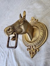 Brass Horse Head Hook Coat Hat