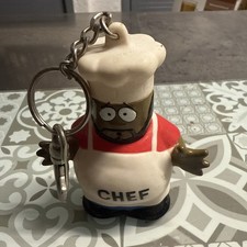 Rare 25 Years Old South Park Jerome Chef Keyring Retro 1998 Comedy Central 3.5' 