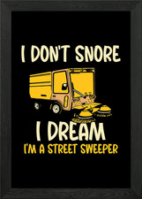 Street Sweeper Framed Wall Art