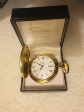 Sewills of Liverpool  pocket watch Gold Swiss Made untested 