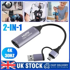 HD 1080P Audio Video Capture Card 4K HDMI to USB C USB 3.0 Video Capture Device