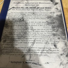 Van Norman Ram Type Milling