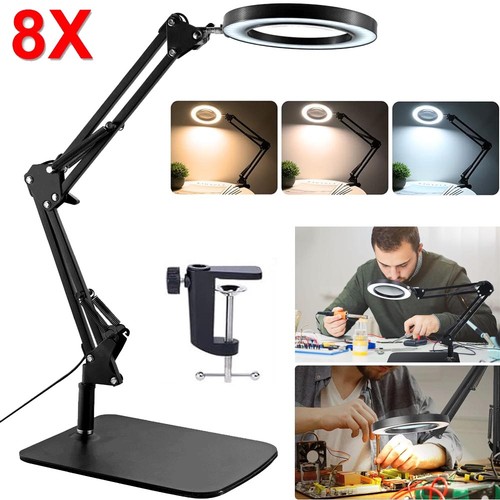 Magnifying glass with light - glass,
