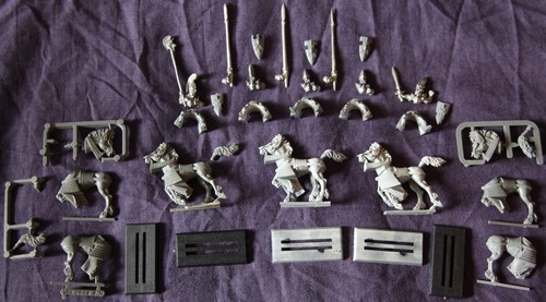 Mounted high elf - silver, helms