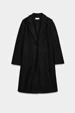Zara black soft basic longline