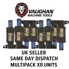 Pack Of Eight Digital Tyre Depth Gauge Tread Checker LCD Motorbike Car Van Hgv