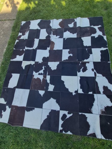 Genuine cowhide patchwork rug - cowhide,