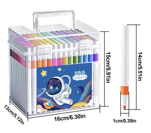 Premium 120 colors marker set - marker,