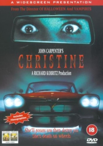 Christine dvd horror keith - christine,