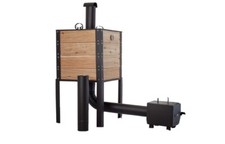 WOODEN SMOKER SMOKEHOUSE with