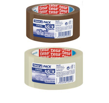 Tesa PP Strong Packaging Tape Clear Transparent Brow for Medium to Heavy items 