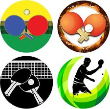 TABLE TENNIS TROPHY CENTRES - 2.5cm Fits Trophies & Medals, Acrylic Inserts