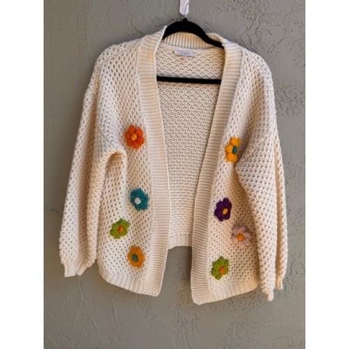 Veveret cream crochet - veveret, knit