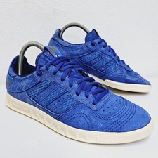 Adidas Consortium Footpatrol Juice Handball Top SE Men's UK 7 Blue Suede CM7876