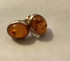 Quality vintage 9ct gold - 9ct, amber