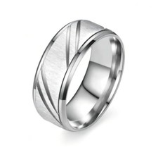 Men's Woman’s Silver 8mm