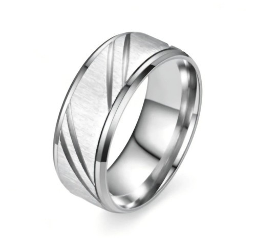 Men woman silver 8mm - men's,