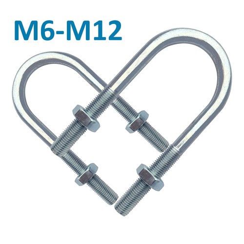 Zinc plated rounded bolts - plated,