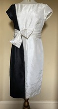 Roman dress Uk 12 ivory & Black Mother Of The Bride Evening Wedding Party Cruise