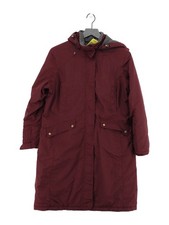 Lands End Women's Coat M Red