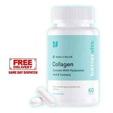 BETTERVITS COLLAGEN COMPLEX SUPPLEMENT - 60 CAPSULES - LONG EXPIRY 04/26
