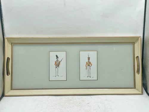 Vintage large serving tray - serving,