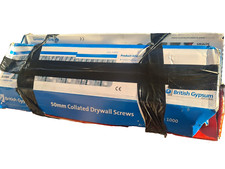 Collated Drywall Screws x 5000 Sharp Point by  Gyproc + duraspin 45 55mm Job Lot