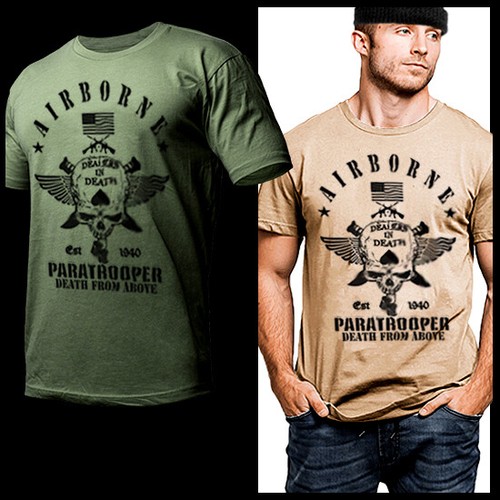 Airborne shirt military - t-shirt,