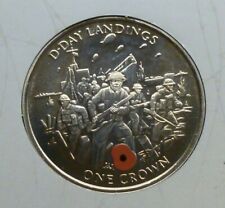 2004 Gibraltar WWII D-Day Landings 60th Anniversary BU Poppy Crown Mint Pack