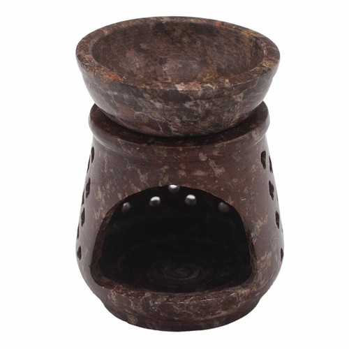 Small soapstone oil - burner, 8cm