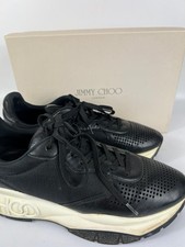 JIMMY CHOO Trainers sneakers   black trainers 40 uk6.5 ref lcc