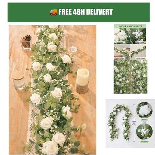 Artificial eucalyptus garland - eucalyptus,