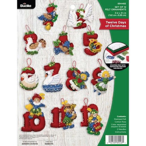 Bucilla felt ornaments - bucilla,