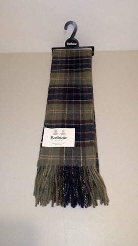 Barbour tartan lambswool scarf - tartan,
