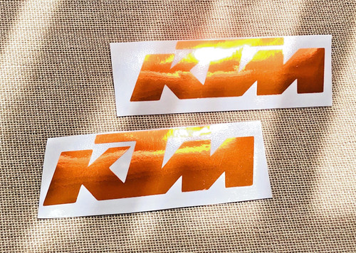 Pair ktm chrome orange - ktm, |