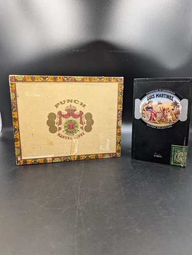 Vintage cigar box duo 1960s - vintage,