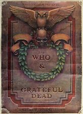 THE WHO & THE GRATEFUL DEAD - OAKLAND STADIUM CONCERT POSTER