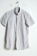 River Island Mens Floral Jazzy Shirt - White - size 2XS XXS (H15)