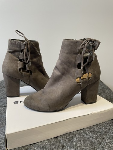 Dorothy perkins grey suede zip - dorothy,