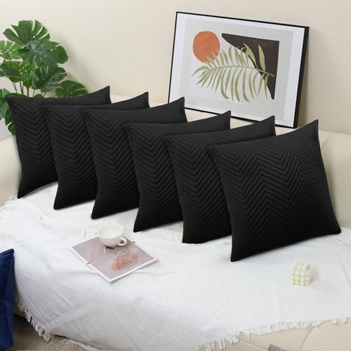 Pack velvet cushions with - of,