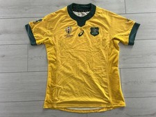 Australia Wallabies Rugby World Cup 2019 Shirt ASICS Player Gear Size Medium