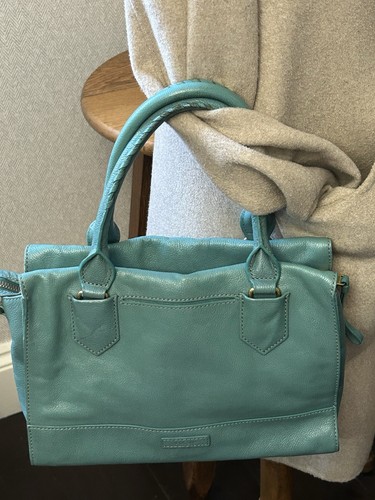 Fossil blue leather handbag - leather,