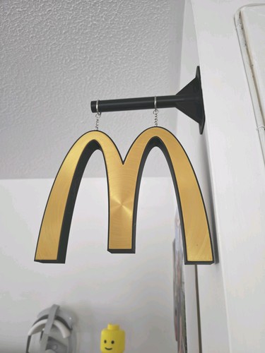 Mcdonald hanging logo - mcdonald's,
