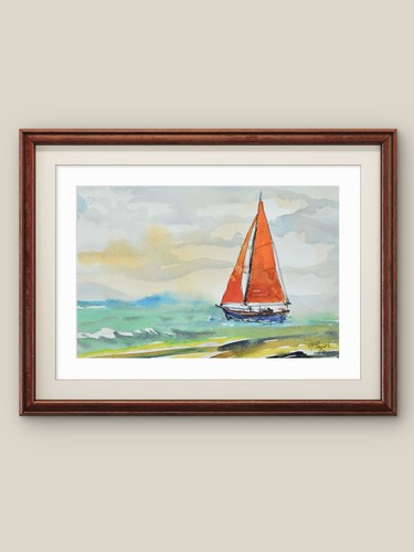 Original red sail - original,