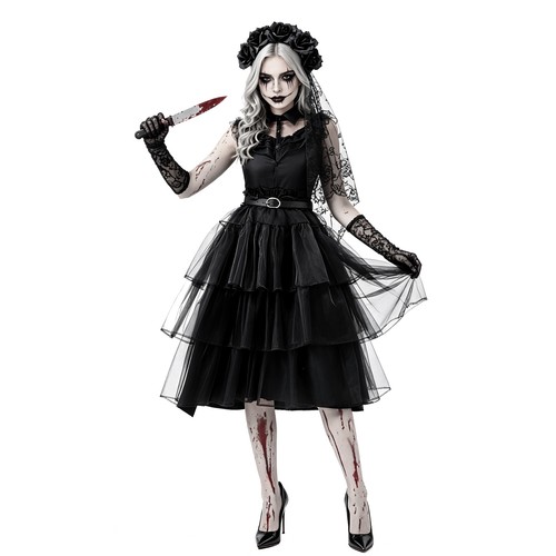 Women gothic ghost bride - women’s, ghost‑bride