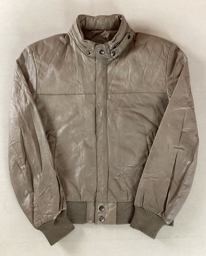 Vintage cooper leather bomber - vintage,