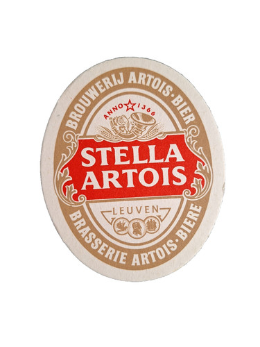Stella artois beer mat - beer,