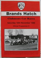 BRANDS HATCH 10 Nov 1990 BRSCC